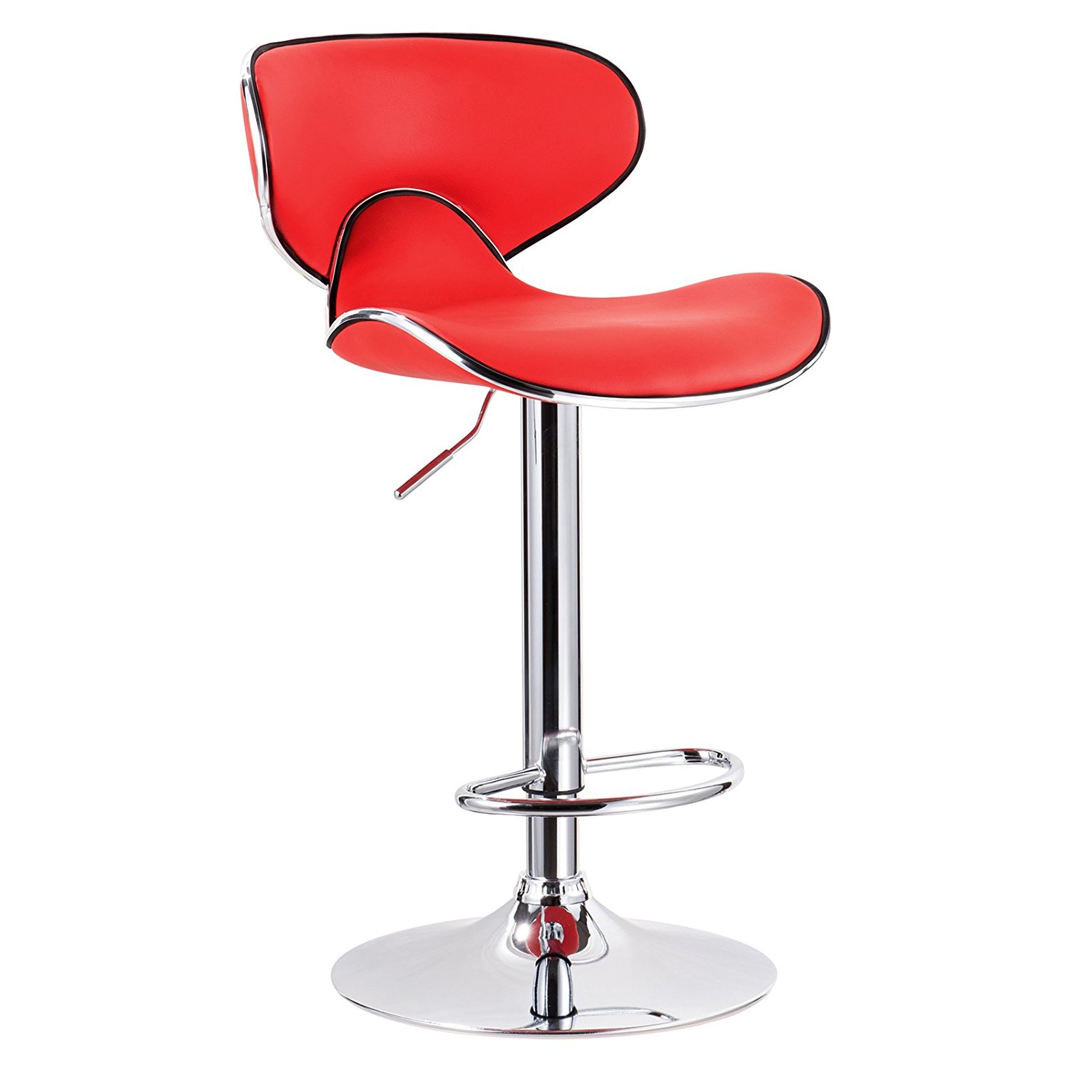 Ghế quầy (Bar) lễ tân màu đỏ TG 6098D